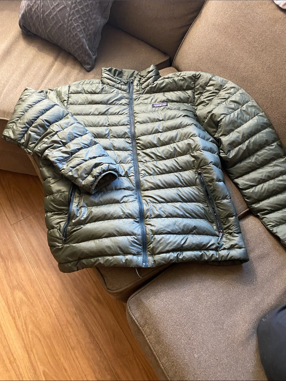 Patagonia Kids Puffer Jacket - Olive